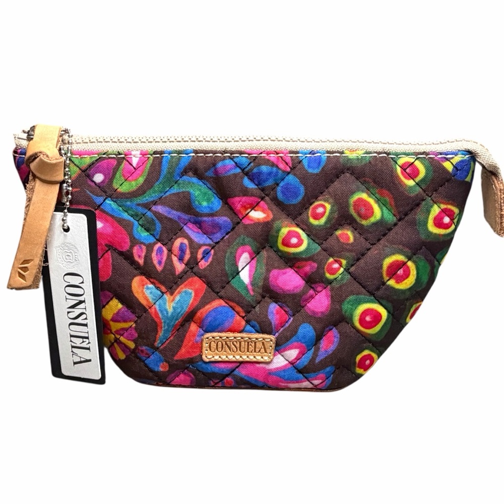 Consuela Quilted Tool Kit - Large in Sam Print Cosmetic Bag - New - Retail $75